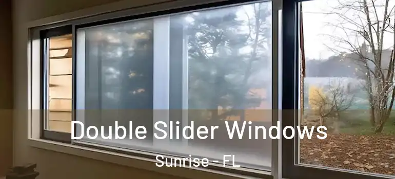  Double Slider Windows Sunrise - FL