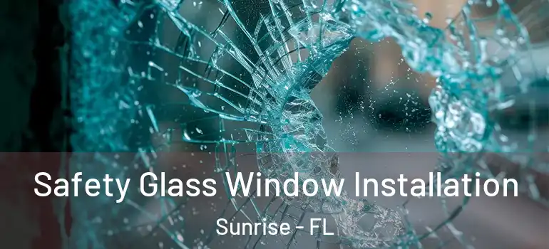  Safety Glass Window Installation Sunrise - FL